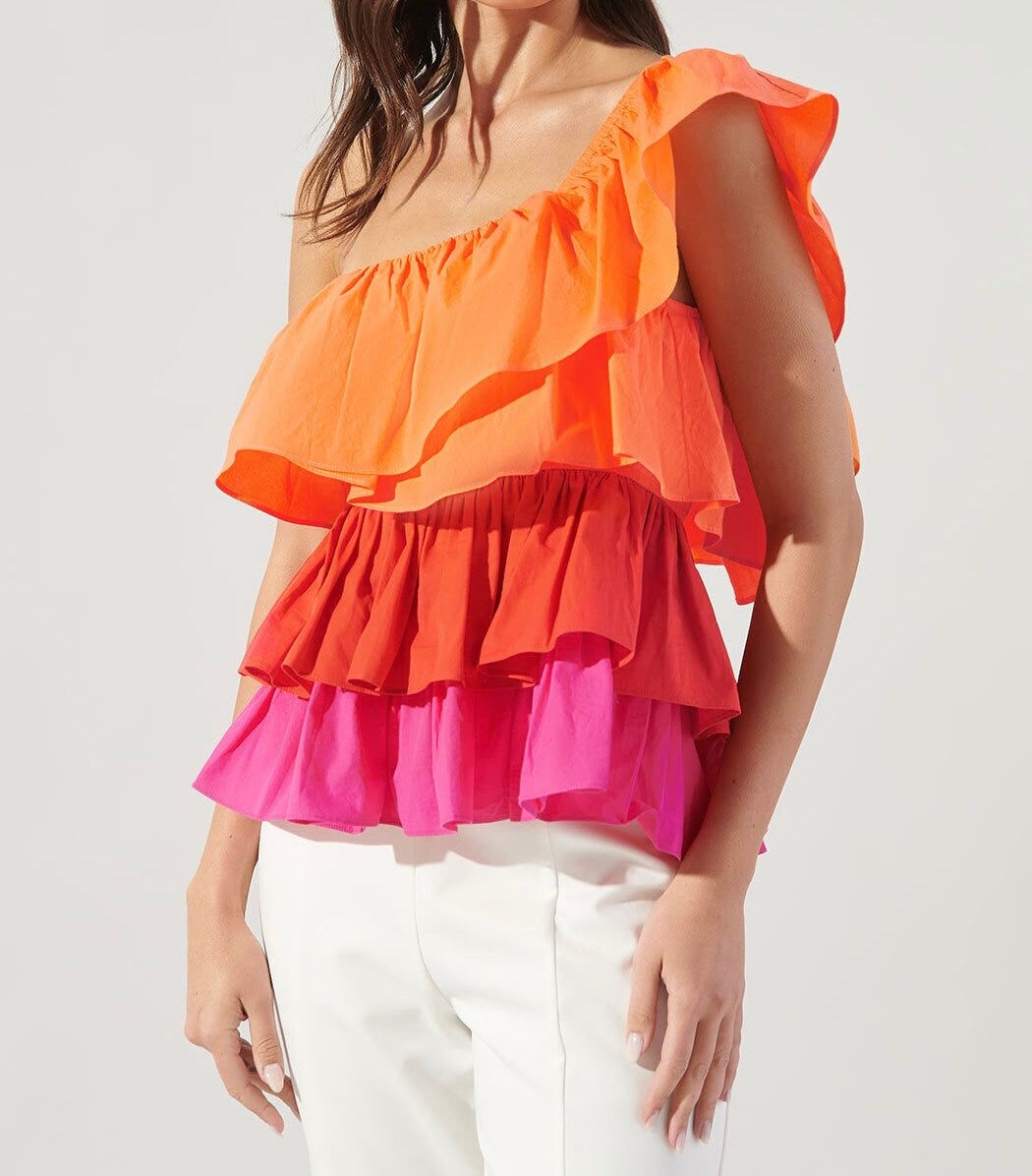 Rainbow Layered Top