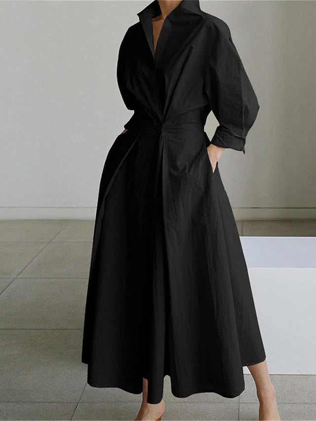 Maxi Long Shirt Dress