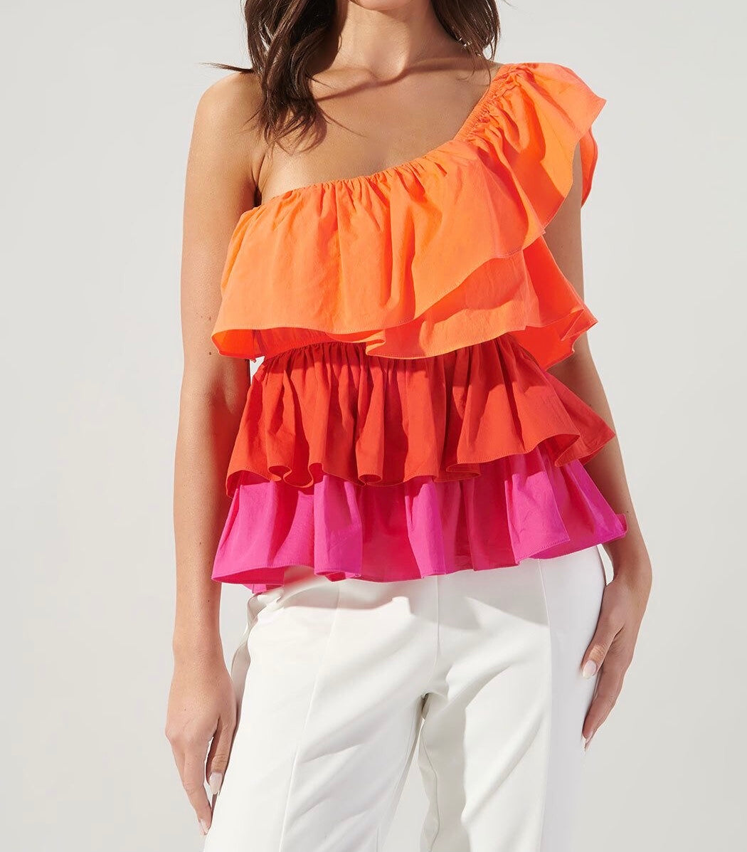 Rainbow Layered Top