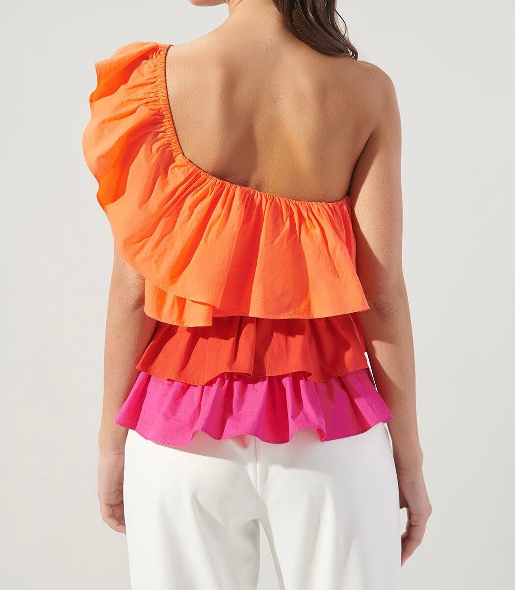 Rainbow Layered Top