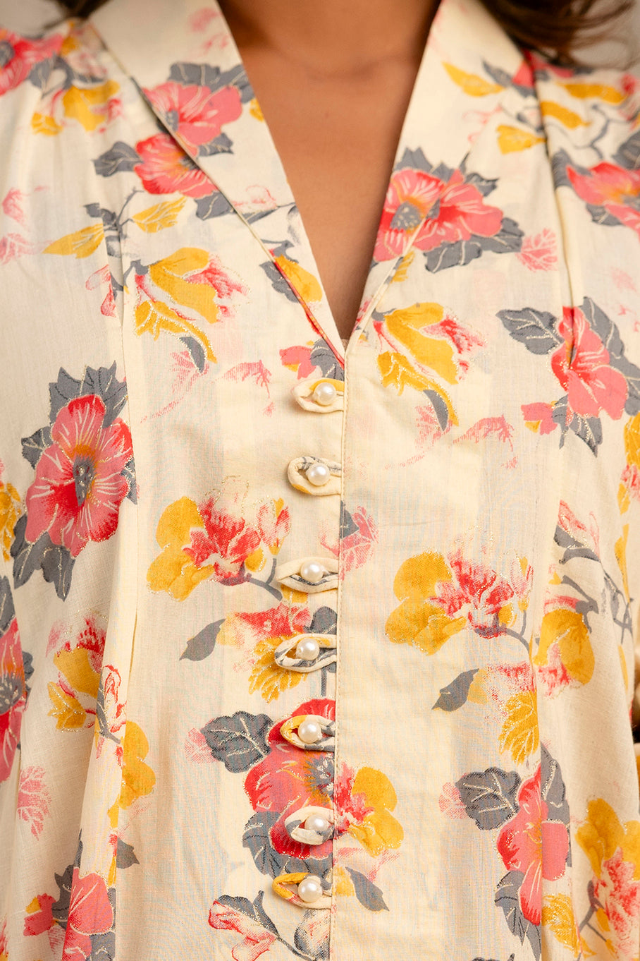 Spring Workplace Peony Coord Set