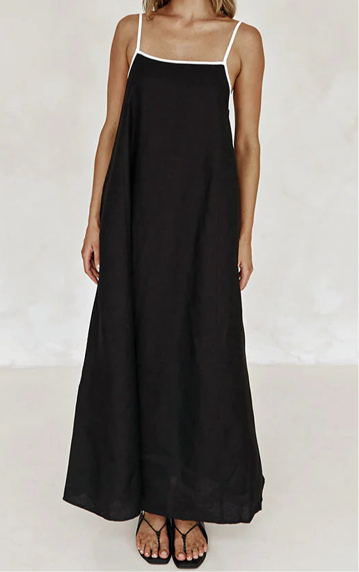 Elena Black Dress