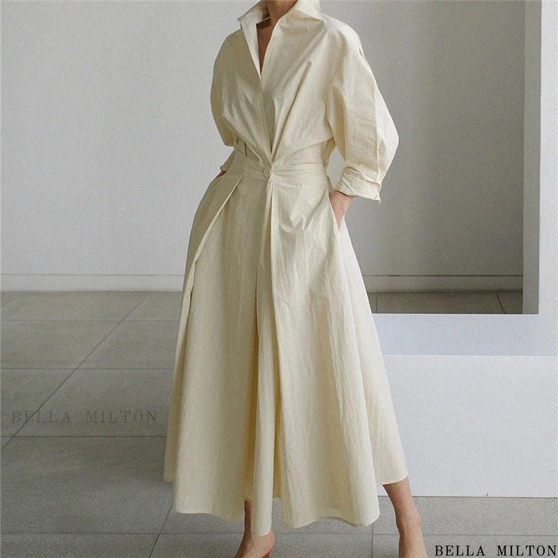 Maxi Long Shirt Dress