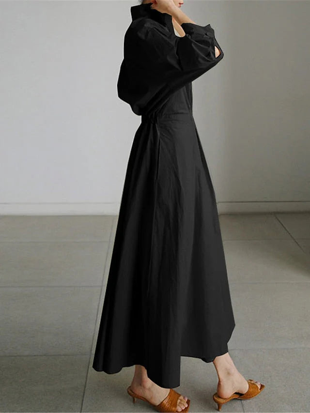 Maxi Long Shirt Dress