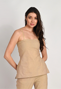 Oyster Tie-Detailed Top