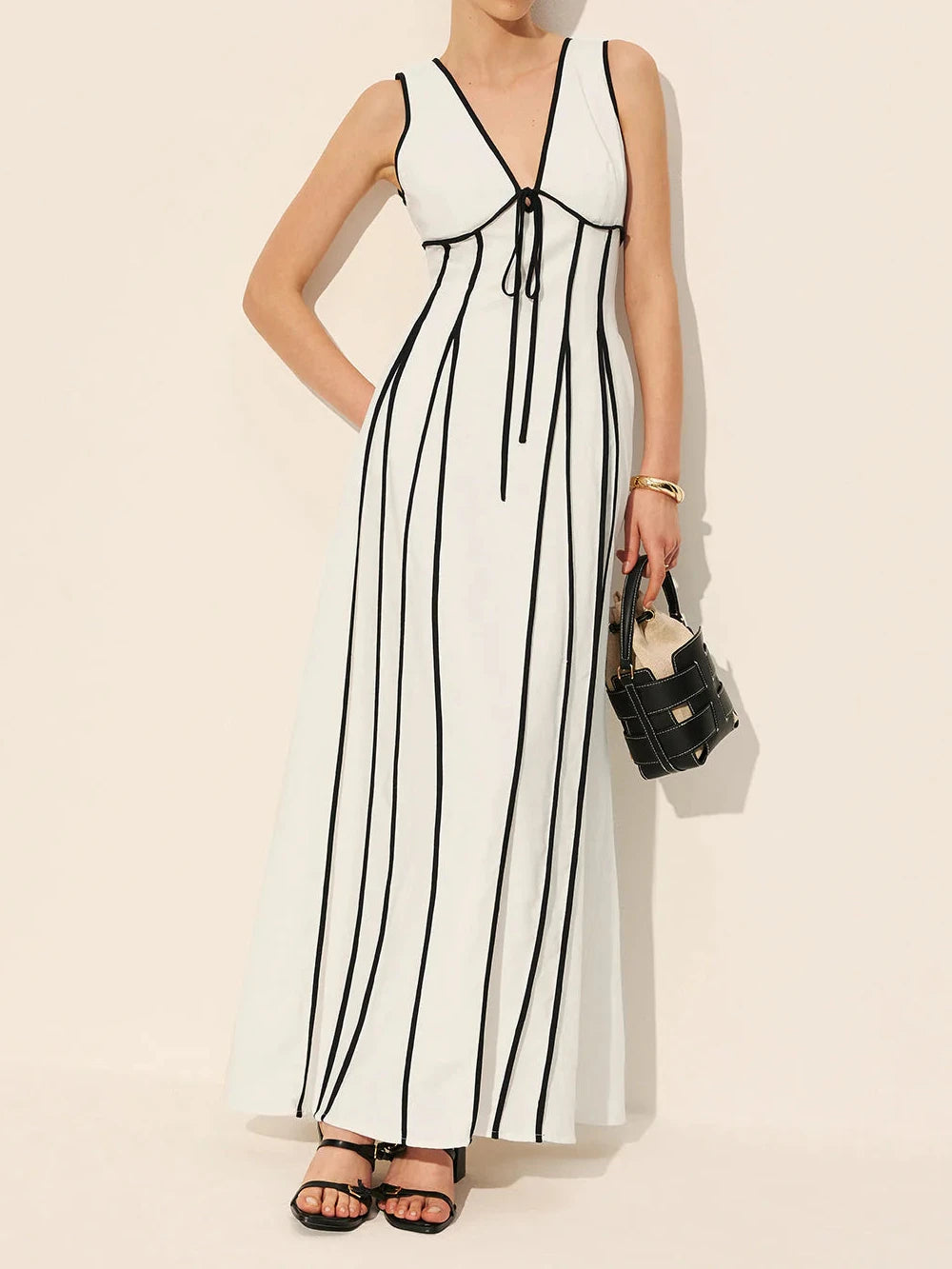 The Black Line Dress
