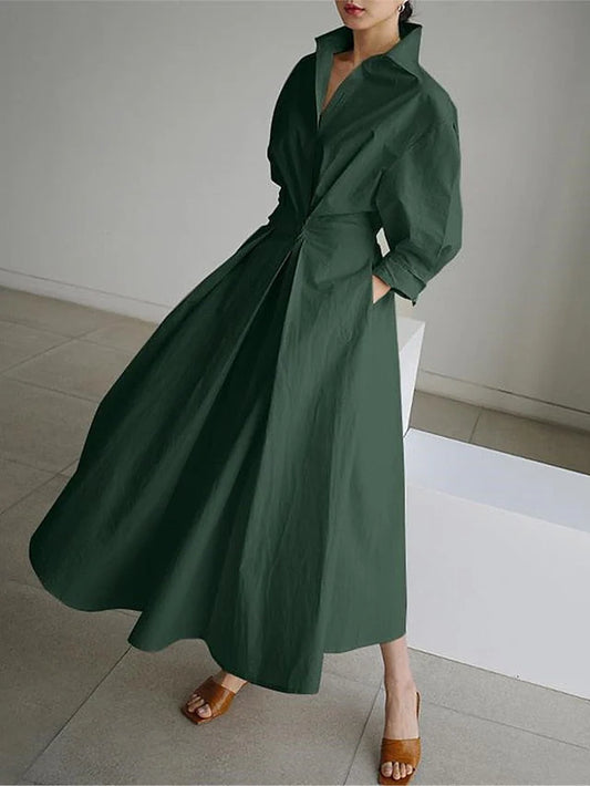 Maxi Long Shirt Dress