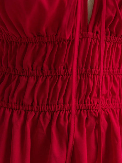 Red Laila Top