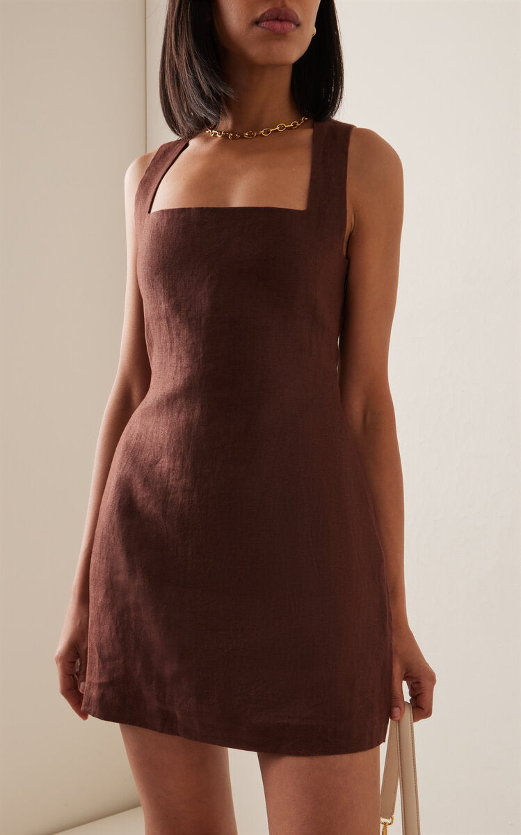 do be mini dress 𝐂𝐡𝐨𝐜𝐨𝐥𝐚𝐭𝐞 𝐂𝐨𝐭𝐭𝐨𝐧 𝐌𝐢𝐧𝐢 𝐃𝐫𝐞𝐬𝐬 – Do & Bee