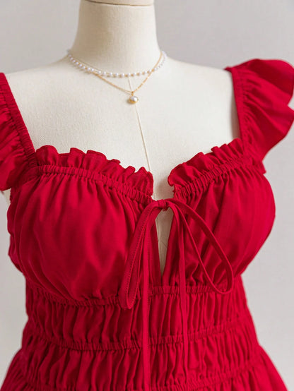 Red Laila Top