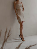 Oyster Tie-Detailed Co-ord Set