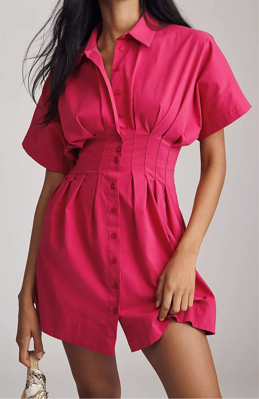 Zaelia Hot Pink Dress