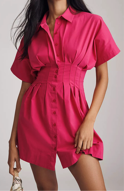Zaelia Hot Pink Dress
