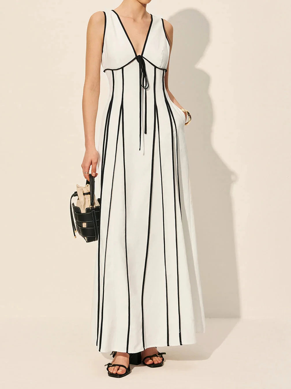 The Black Line Dress