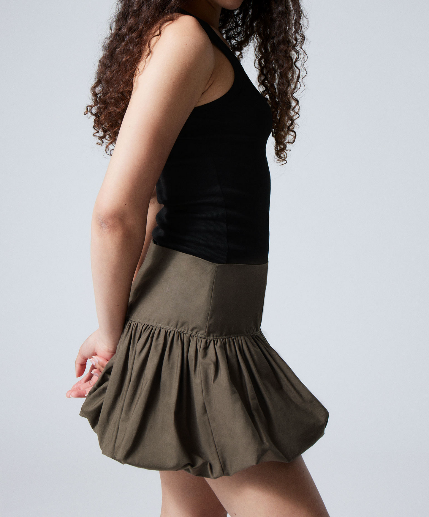 Bubble Hem Skirt