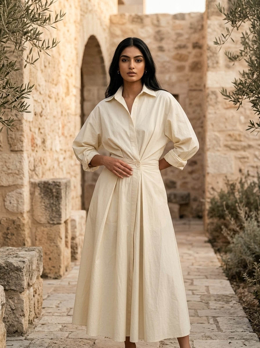 Maxi Long Shirt Dress