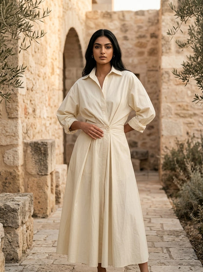 Maxi Long Shirt Dress