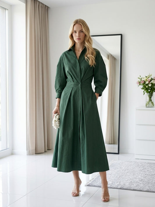Maxi Long Shirt Dress