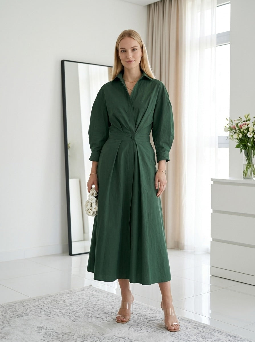 Maxi Long Shirt Dress