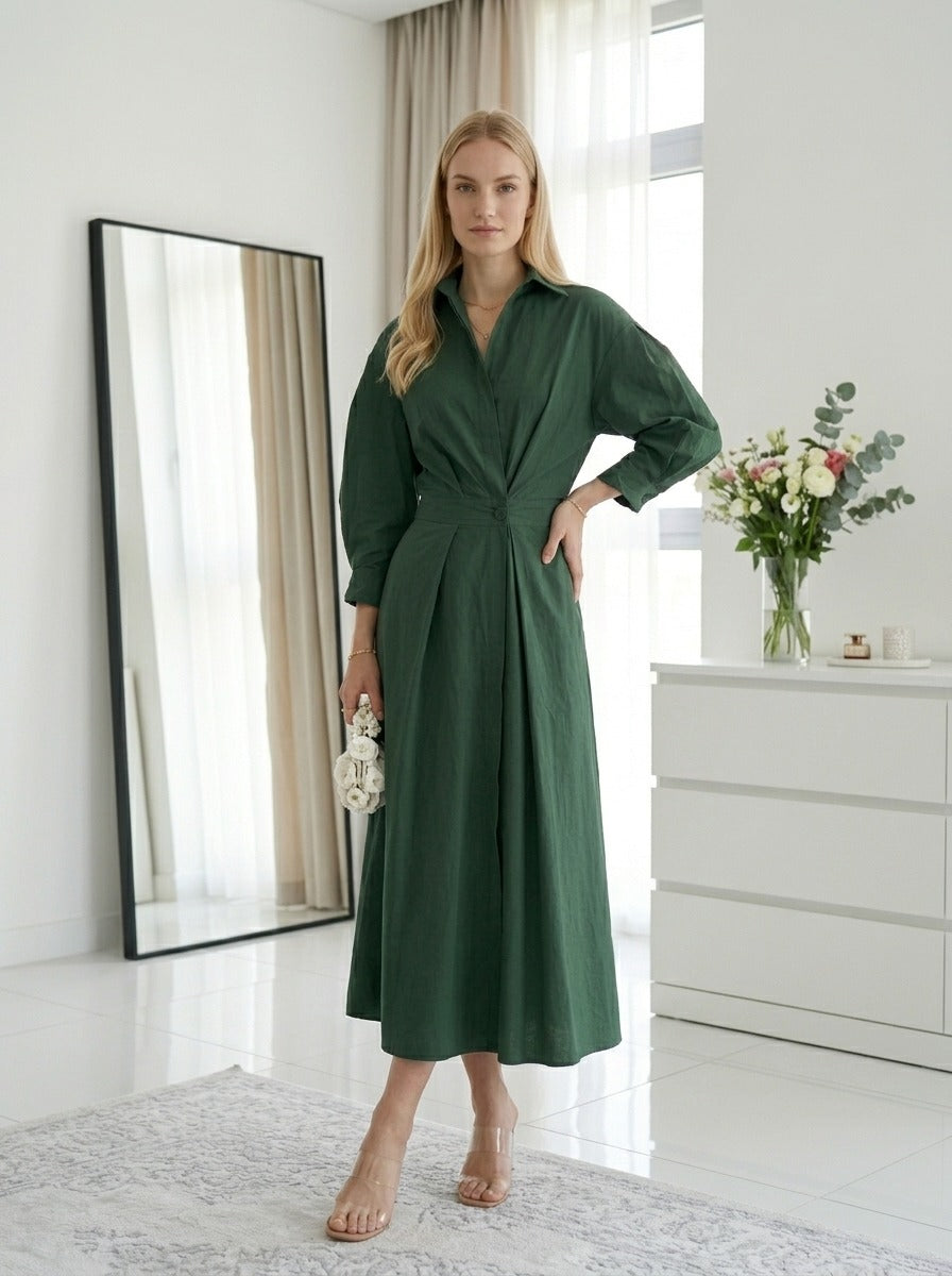 Maxi Long Shirt Dress